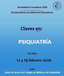 Claves en: «PSIQUIATRÍA», SÍGUE EN DIRECTO LA SESIÓN DE HOY 19 febrero 2020