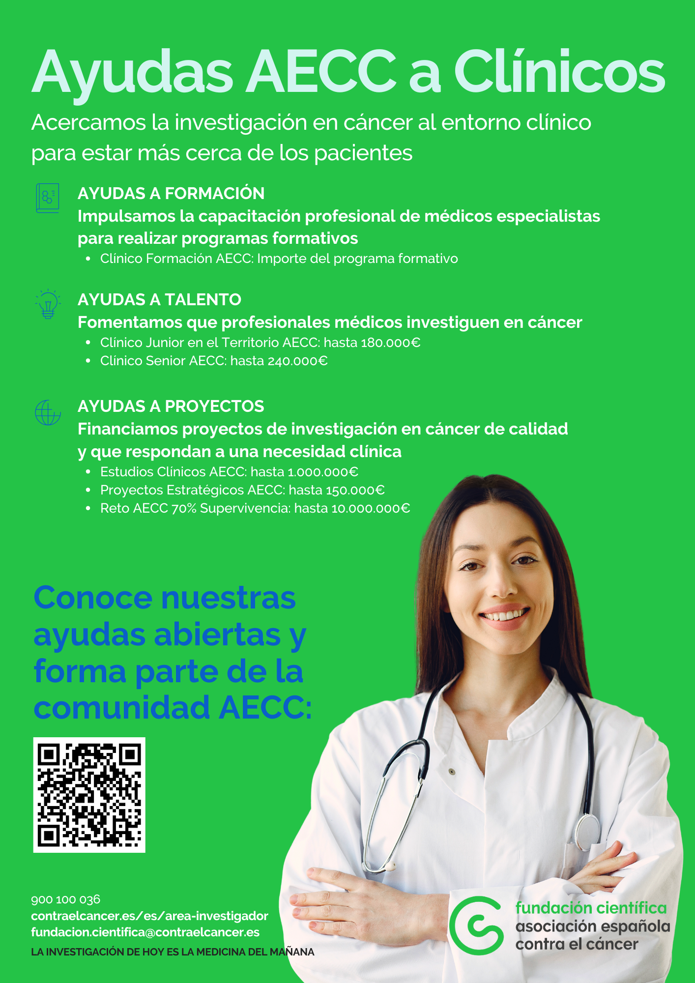 Nueva Convocatoria de Ayudas AECC 2026 para impulsar la investigación en cáncer