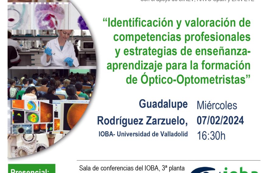 Seminario IOBA, con Guadalupe Rodríguez Zarzuelo el 07/02/2024