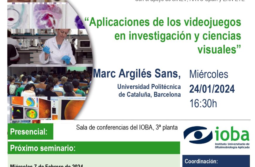 Seminario de investigación IOBA / 24-01-2024
