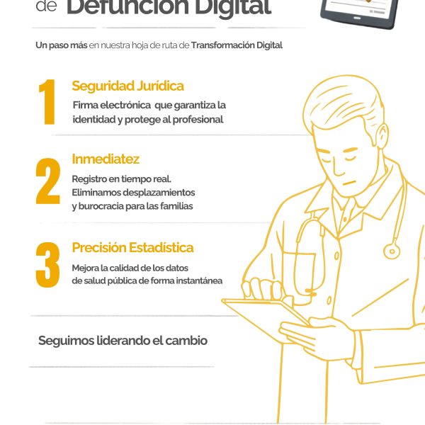 El Colegio de Médicos de Valladolid apoya la implantación del Certificado Médico de Defunción Electrónico