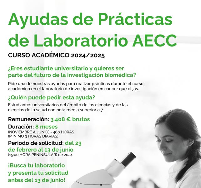 Ayudas a Prácticas de Laboratorio AECC – Curso Académico 2024/2025