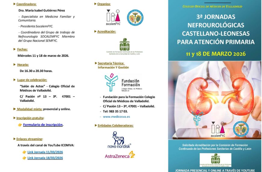 3ª Jornadas Nefrourológicas Castellano-Leonesas para Atención Primaria