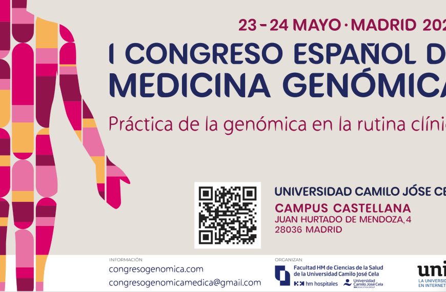 I Congreso Español de Medicina Genómica, 23 y 24 mayo. Madrid